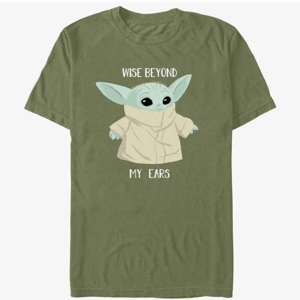 Star-wars Women's Green and Khaki T-shirt